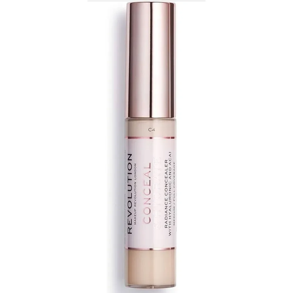 New Sealed Makeup Revolution Conceal & Hydrate Radiance Concealer in shade C4